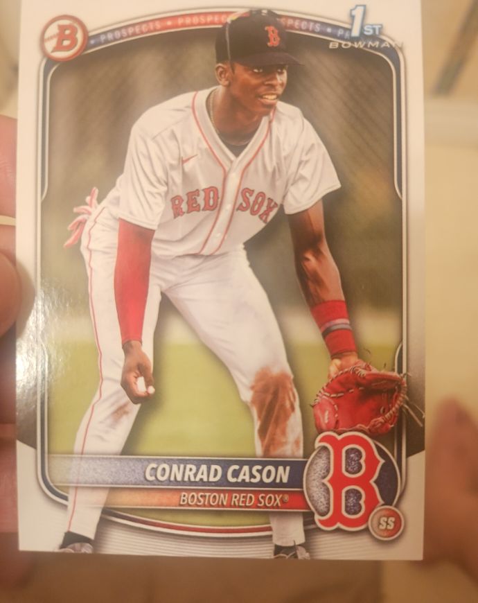2022 Bowman #1 Conrad Cason — front