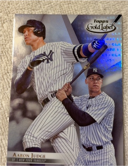 2021 Topps Gold Label #GL-1 Aaron Judge — front