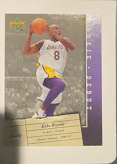 1996-97 Upper Deck #8 Kobe Bryant Rookie Debut — front
