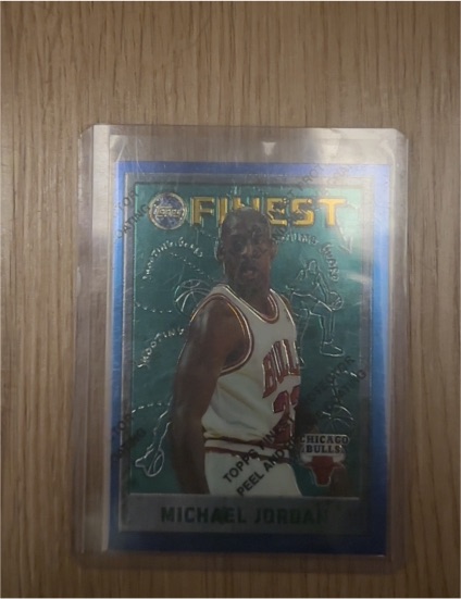 1993 Topps Finest #1 Michael Jordan — front