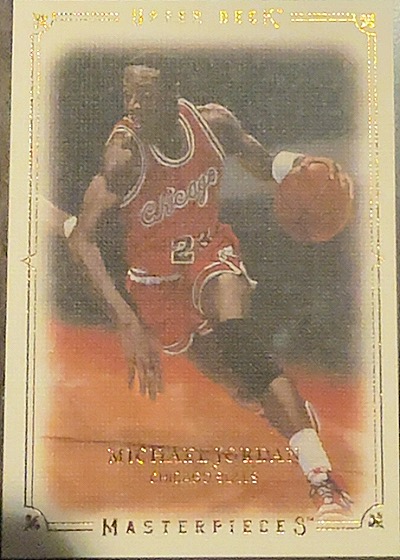 1996 Upper Deck Masterpieces #1 Michael Jordan — front
