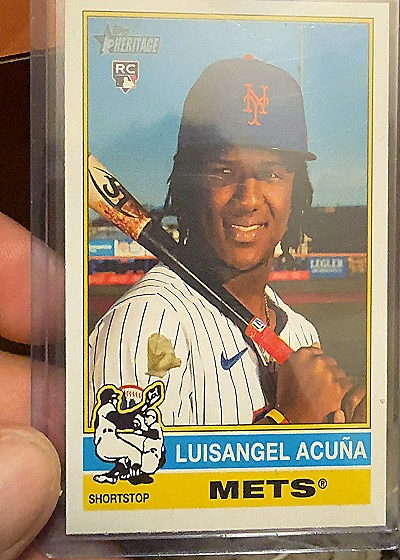 2023 Topps Heritage #RC Luisangel Acuña — front