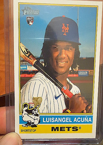 2023 Topps Heritage #RC Luisangel Acuña — front