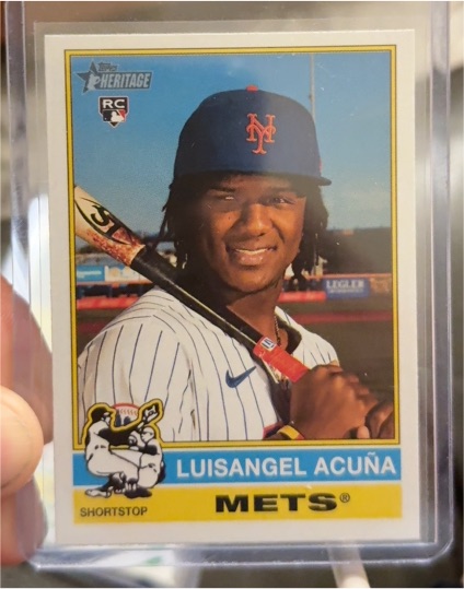 2022 Topps Heritage #TH-RA Luisangel Acuña — front