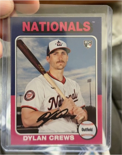 2023 Topps Heritage #RC Dylan Crews — front