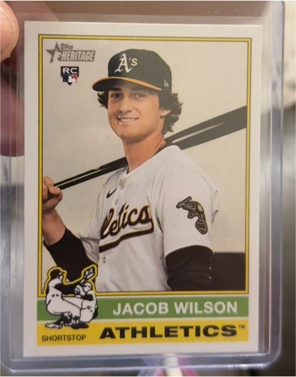 2022 Topps Heritage #TH-150 Jacob Wilson — front