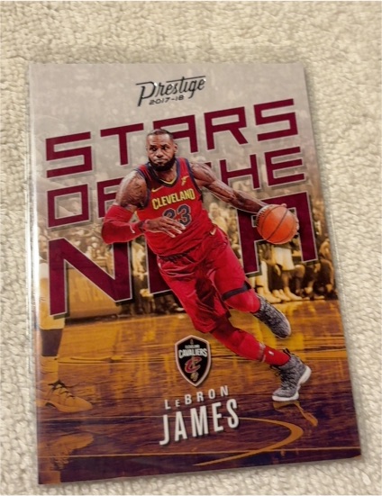 2017-18 Panini Prestige Stars of the Nation LeBron James — front