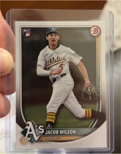 2022 Bowman #5 Jacob Wilson — front