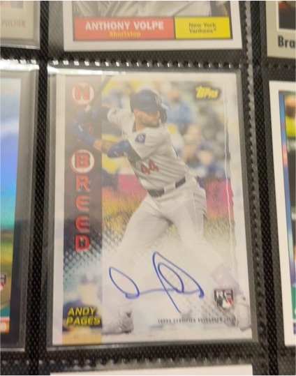 2023 Topps Now #NB-AP Andy Pages — front