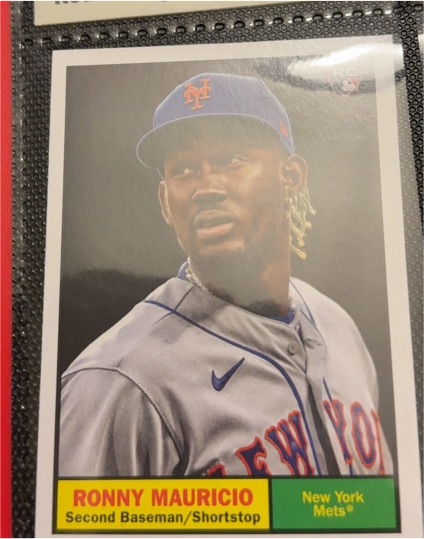 2022 Topps Heritage #216 Ronny Mauricio — front