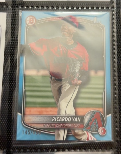 2023 Bowman #TP-1 Ricardo Yan — front