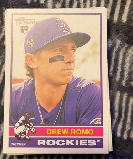 2023 Topps Heritage #RC Drew Romo — front