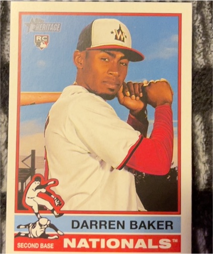 2005 Topps Heritage #RC Darren Baker — front
