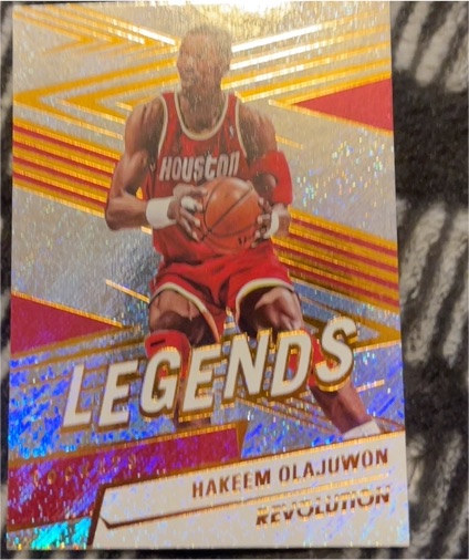 2020 Panini Revolution Legends Hakeem Olajuwon — front