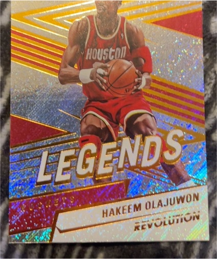 2021 Panini Revolution Legends Hakeem Olajuwon — front