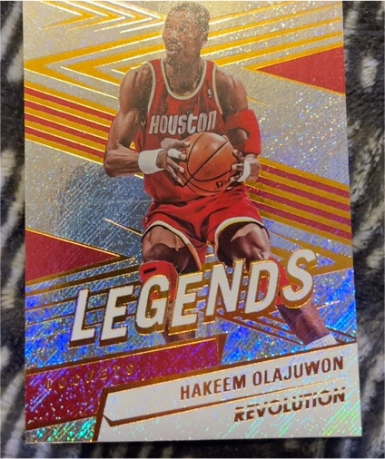 2020 Panini Revolution Legends Hakeem Olajuwon — front
