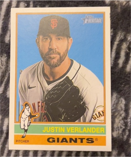 2023 Topps Heritage #Justin Verlander — front