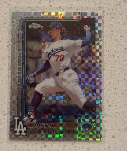 2025 Topps Chrome #38 Justin Wrobleski — front