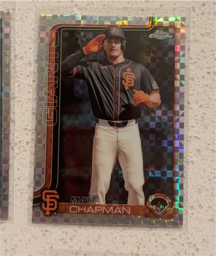 2025 Topps Chrome #148 Matt Chapman — front