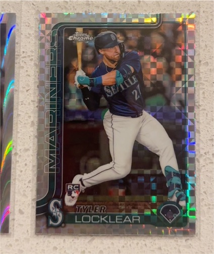 2025 Topps Chrome #192 Tyler Locklear — front