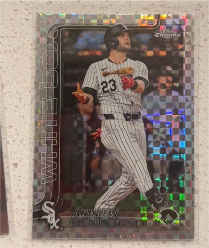 2025 Topps Chrome #344 Andrew Benintendi — front