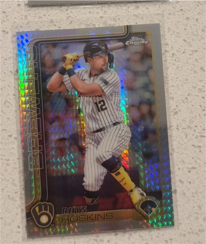 2025 Topps Chrome #98 Rhys Hoskins — front