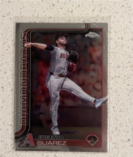 2025 Topps Chrome #48 Eugenio Suarez — front