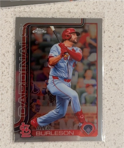 2025 Topps Chrome #41 Alec Burleson — front