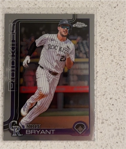 2025 Topps Chrome #248 Kris Bryant — front