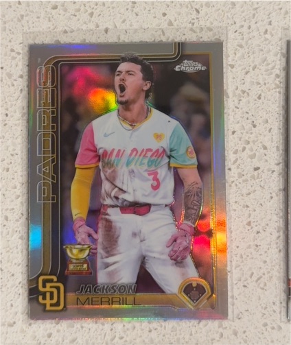 2025 Topps Chrome #61 Jackson Merrill — front