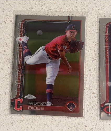 2025 Topps Chrome #236 Tanner Bibee — front