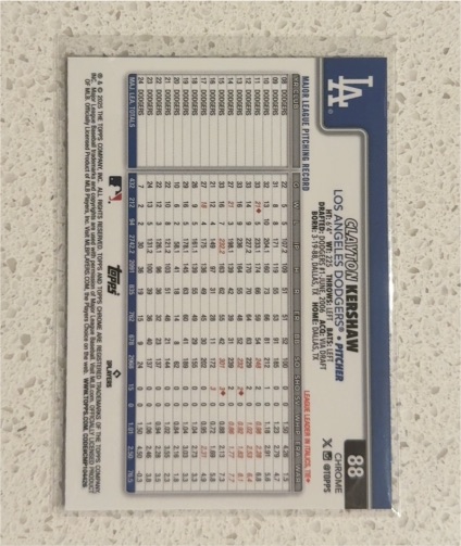 2025 Topps Chrome #88 Clayton Kershaw — front