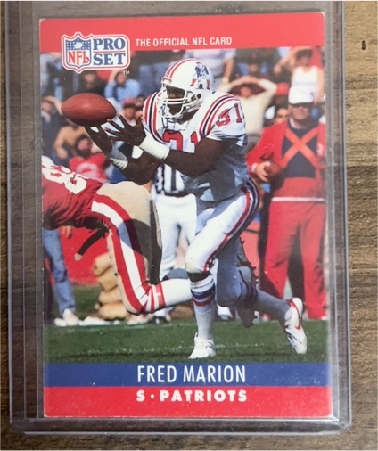 1990 Pro Set #204 Fred Marion — front