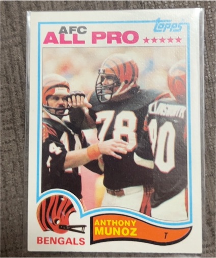 1982 Topps #51 Anthony Munoz — front