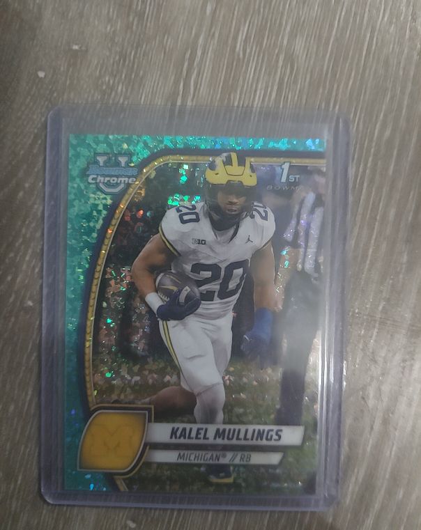 2024 Bowman Chrome University #106 Kalel Mullings — front