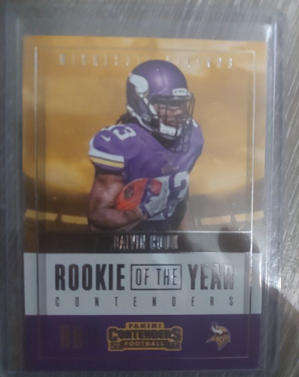 2017 Panini Contenders #RY-6 Dalvin Cook Rookie of the Year Contenders — front