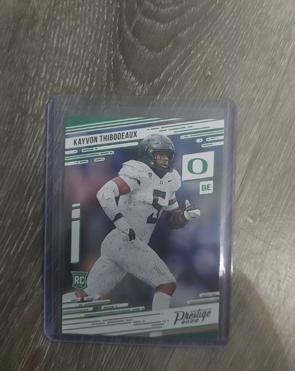 2022 Panini Chronicles Prestige Draft Picks #2 Kayvon Thibodeaux RC Oregon — front