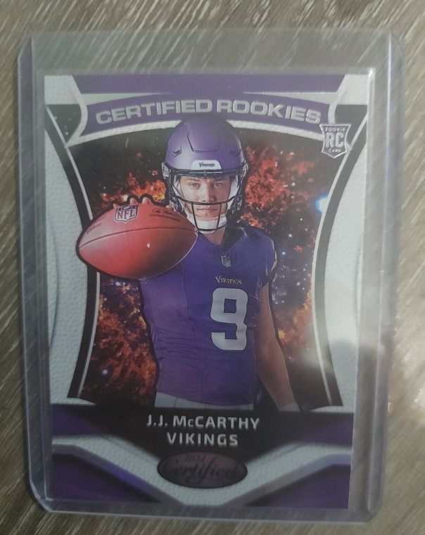 2024 Panini Certified #1 J.J. McCarthy Certified Rookies — front