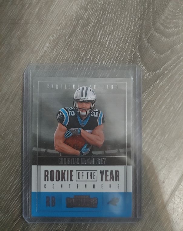 2017 Panini Contenders Rookie of the Year #RY-8 Christian McCaffrey — front