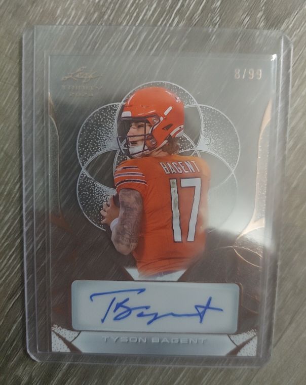 2024 Leaf Trinity #8 Tyson Bagent — front
