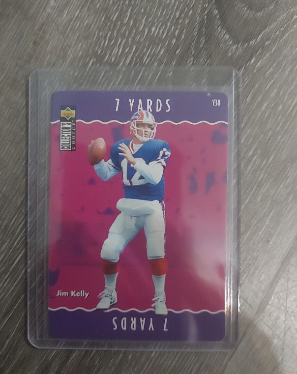 1996 Upper Deck Collector's Choice Update You Make The Play #Y38 Jim Kelly — front