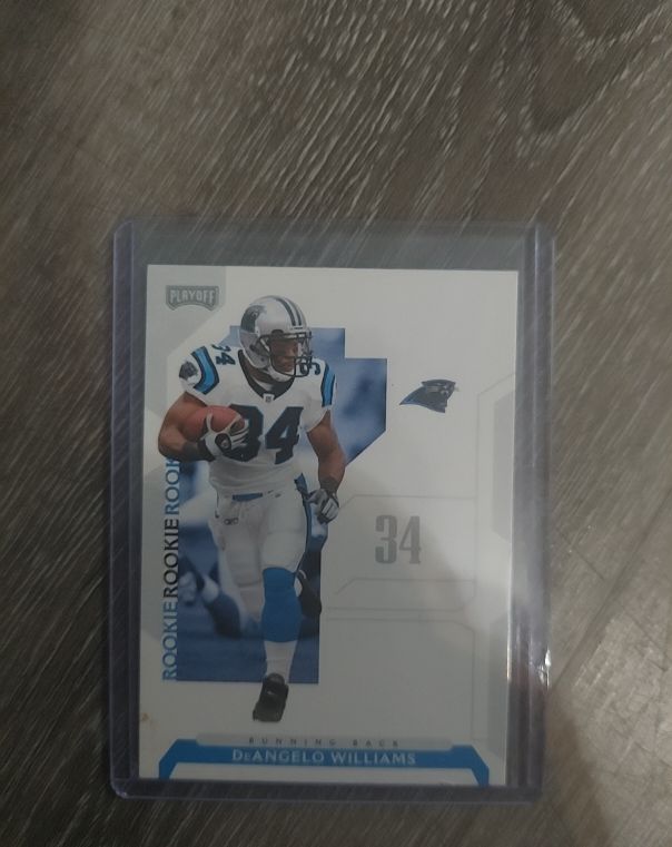 2006 Playoff #34 DeAngelo Williams Rookie Card — front