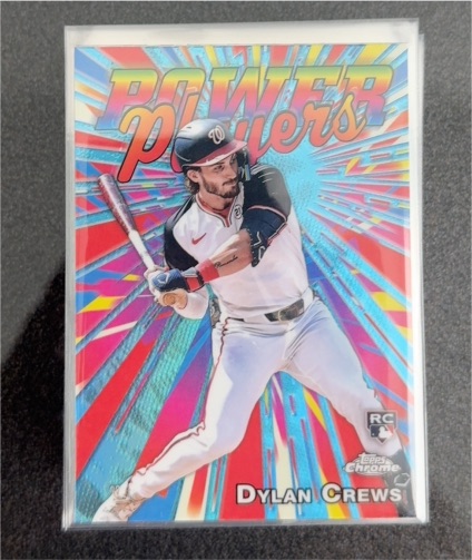 2025 Topps Chrome #PP-20 Dylan Crews Power Players — front
