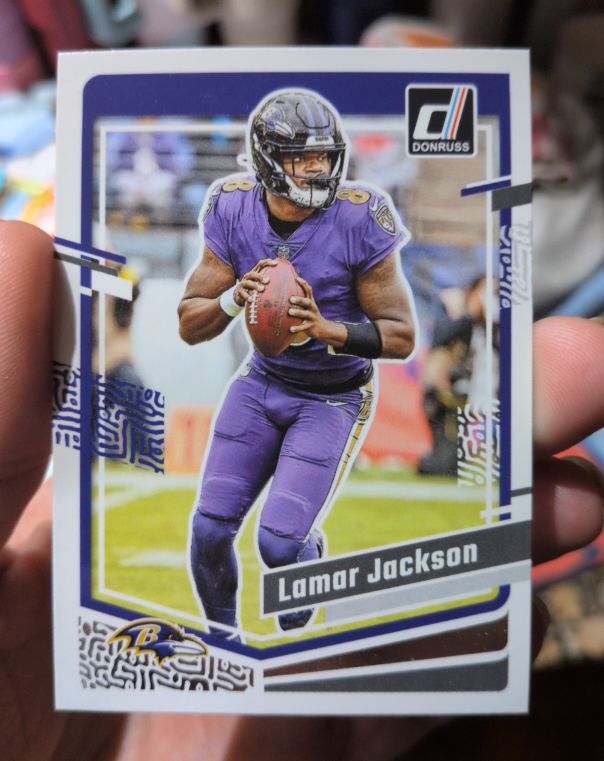 2023 Panini Donruss #18 Lamar Jackson — front