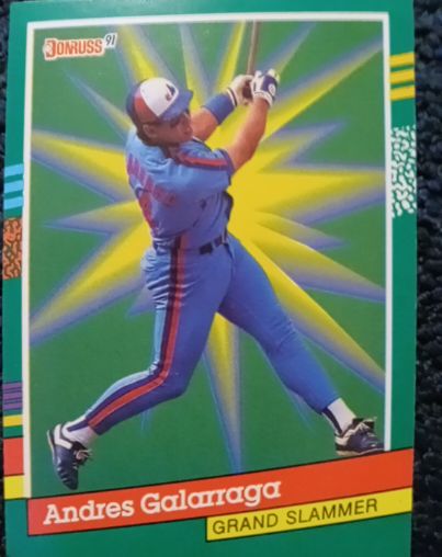 1991 Donruss #9 Andres Galarraga Grand Slammers — front