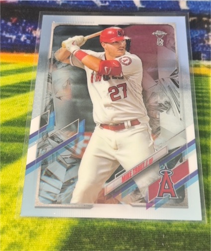 2021 Topps Chrome Ben Baller Edition #27 Mike Trout — front