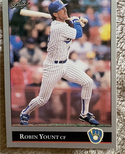 1992 Leaf #64 Robin Yount — front