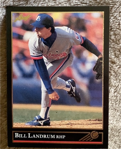 1992 Leaf #333 Bill Landrum Montreal Expos — front