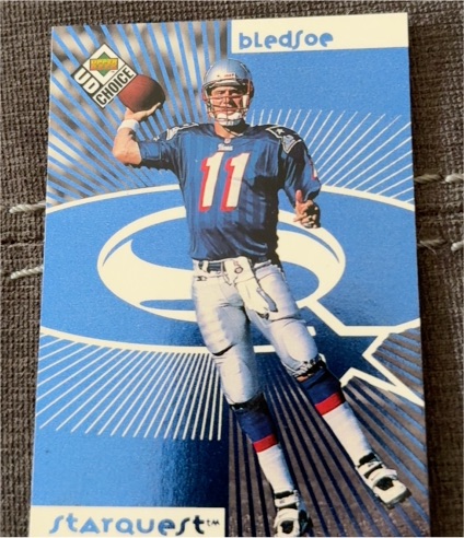 1998 Upper Deck Choice Starquest #SR02 Drew Bledsoe — front