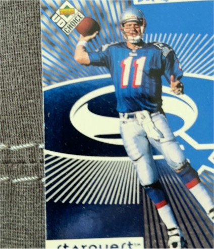 1998 UD Choice #SR02 Drew Bledsoe / Ryan Leaf StarQuest — front